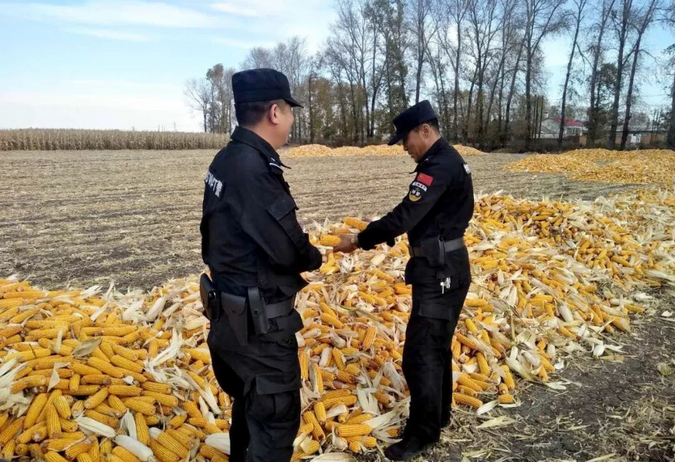 禁燒秸稈走田間、共鑄警魂保藍天